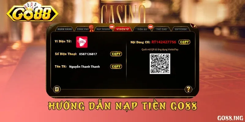 Nạp tiền Go88